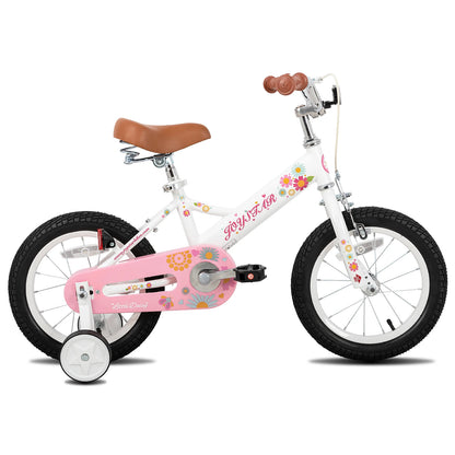 JOYSTAR Kids Bike for Ages 2-7 Years, Girls Bikes with Doll Seat & Streamers