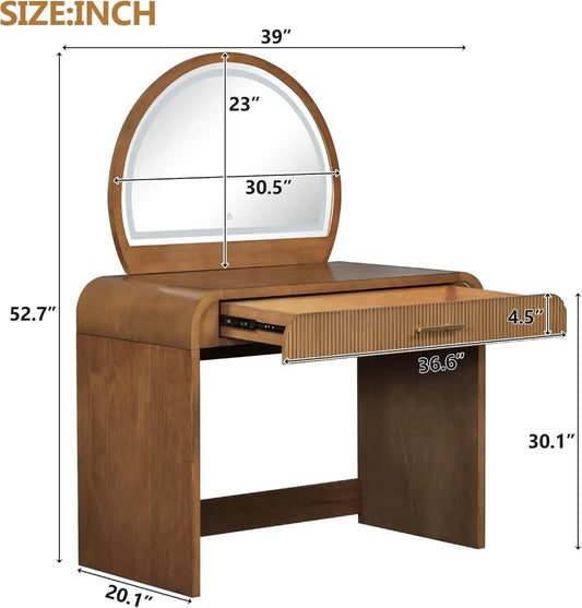 Touch Screen Makeup Vanity Dresser Mirror Bedroom