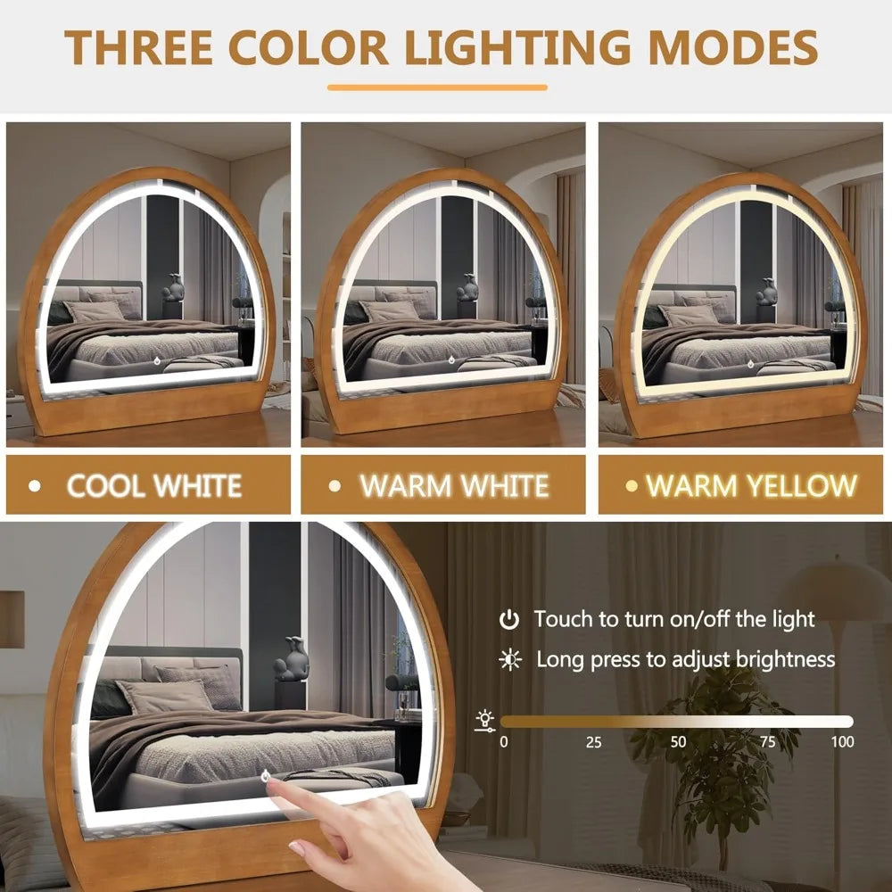 Touch Screen Makeup Vanity Dresser Mirror Bedroom