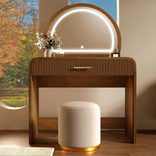 Touch Screen Makeup Vanity Dresser Mirror Bedroom