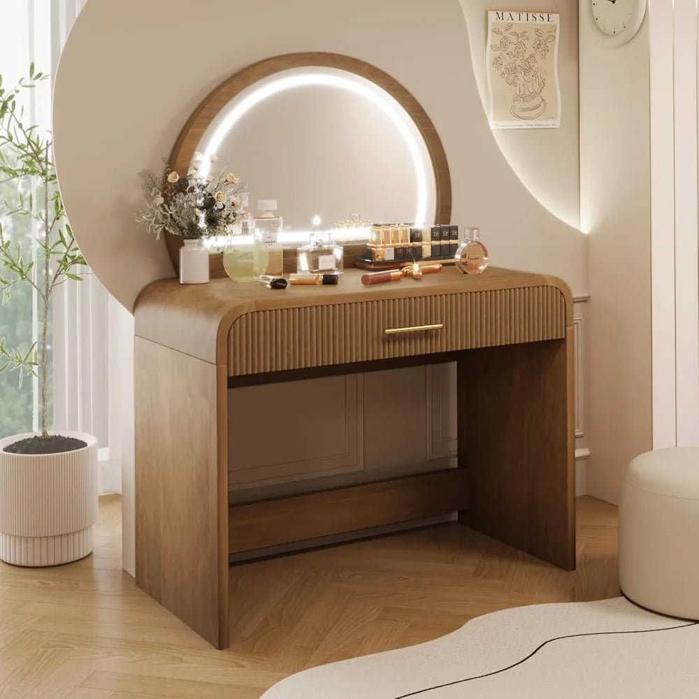 Touch Screen Makeup Vanity Dresser Mirror Bedroom