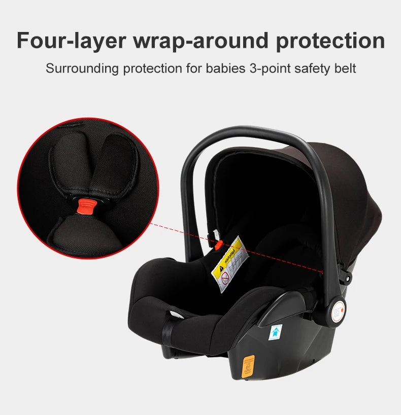 Adjustable Car Seat Foldable Lightweight Baby Bassinet