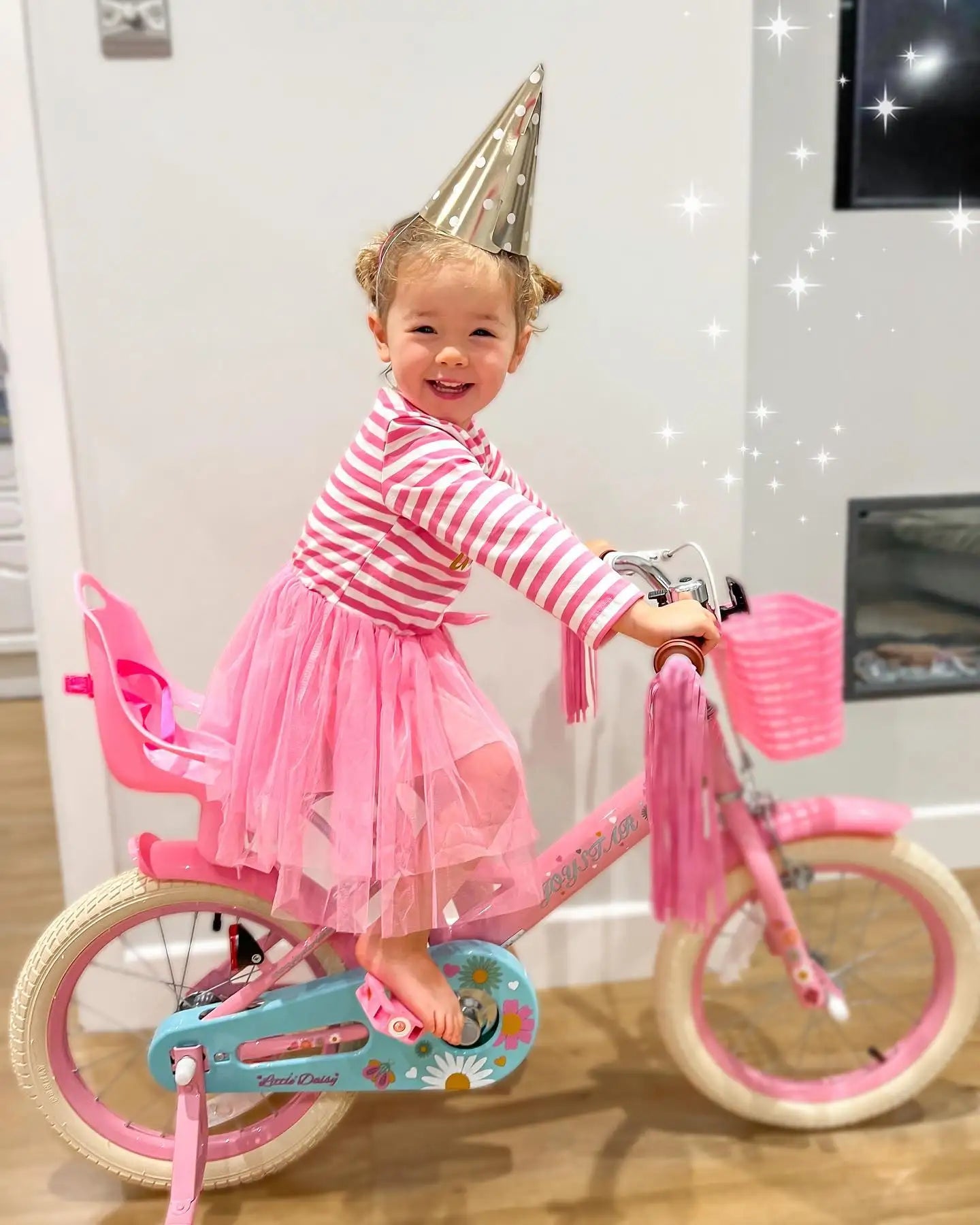JOYSTAR Kids Bike for Ages 2-7 Years, Girls Bikes with Doll Seat & Streamers