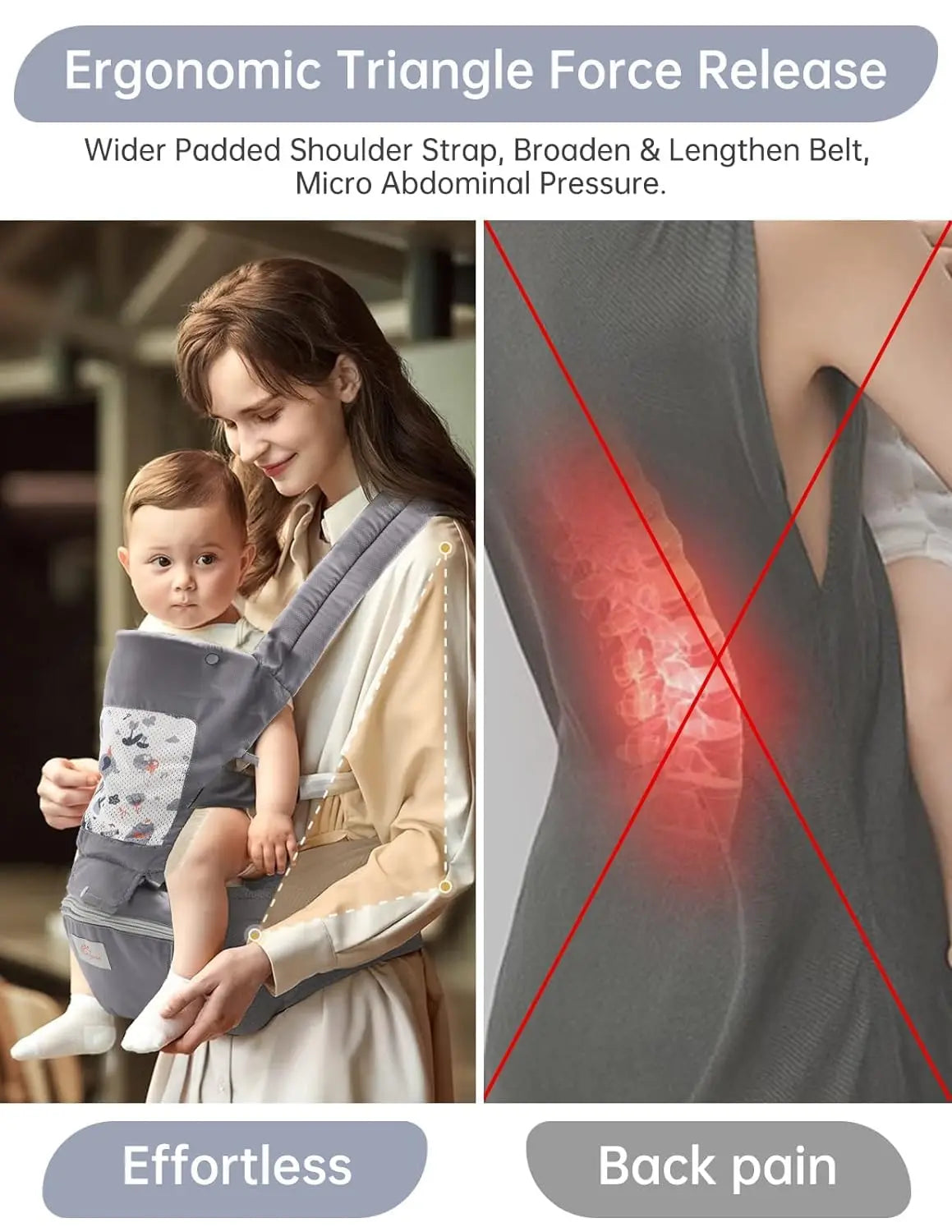 Baby Carrier With Hood Newborn to Toddler