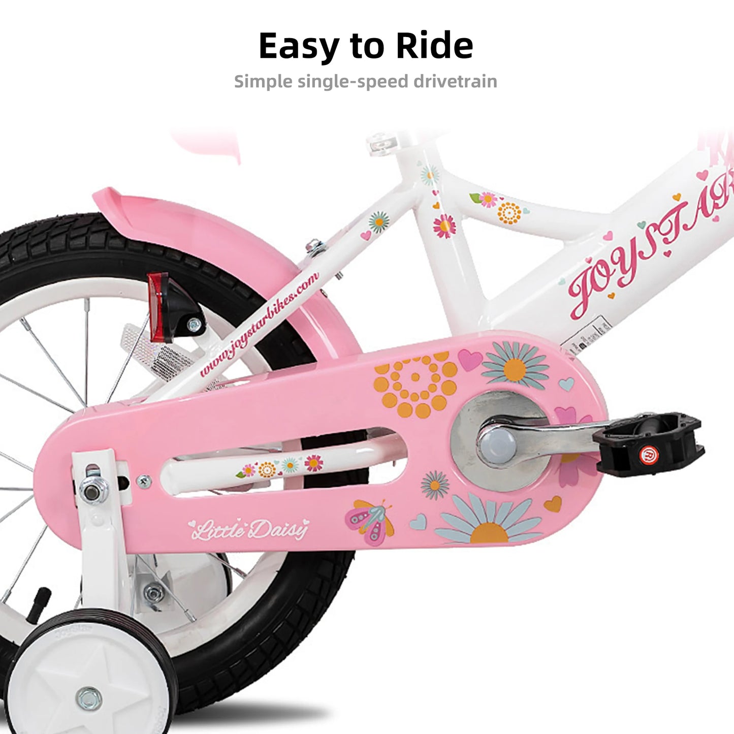 JOYSTAR Kids Bike for Ages 2-7 Years, Girls Bikes with Doll Seat & Streamers